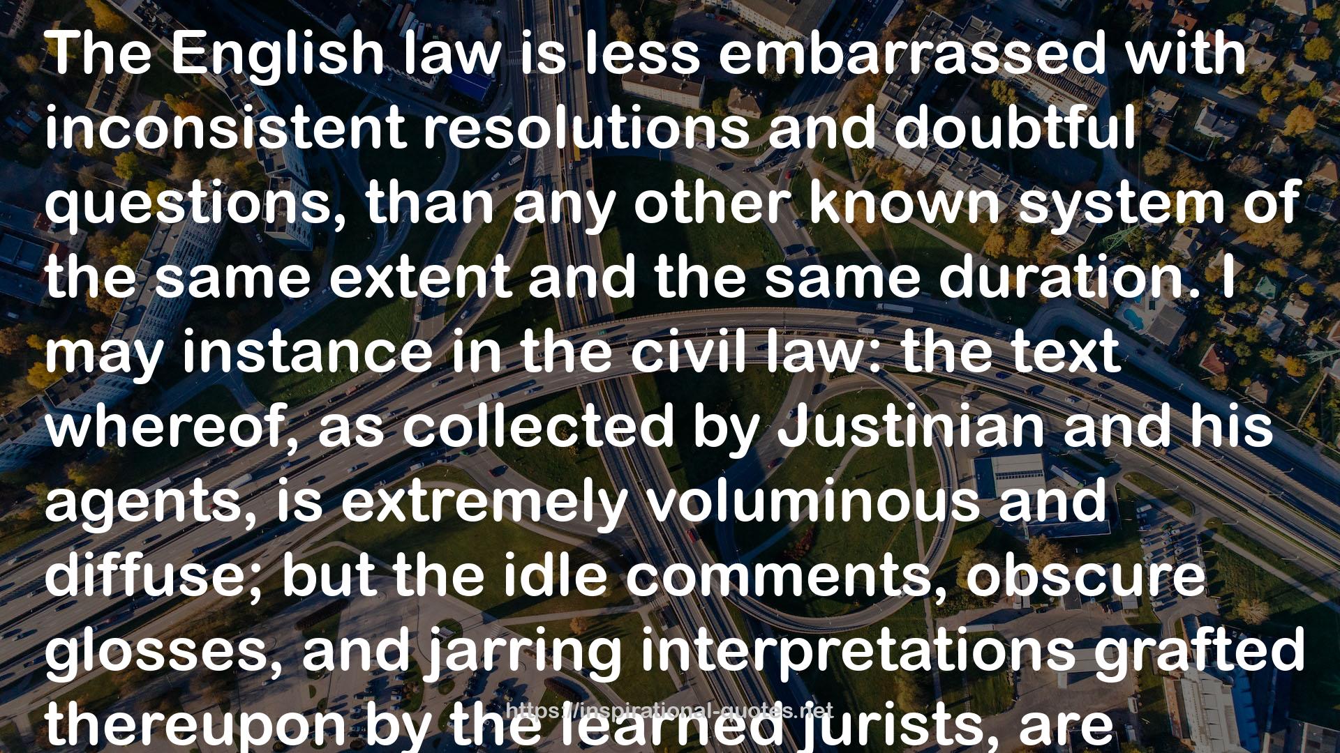 The Commentaries Of Sir William Blackstone, Knight, On The Laws And Constitution Of England QUOTES
