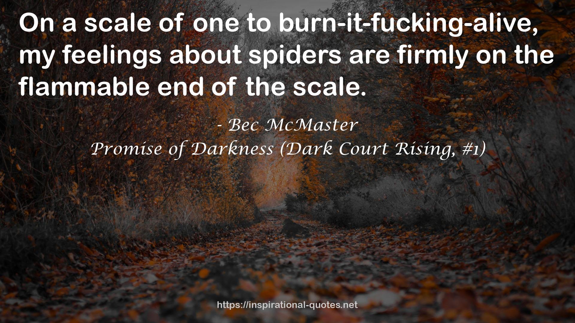 Promise of Darkness (Dark Court Rising, #1) QUOTES