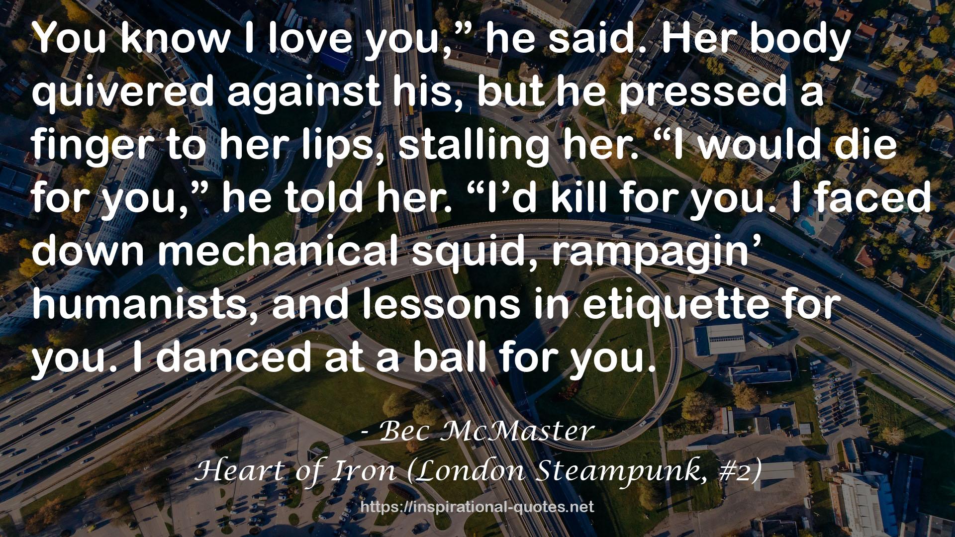 Heart of Iron (London Steampunk, #2) QUOTES