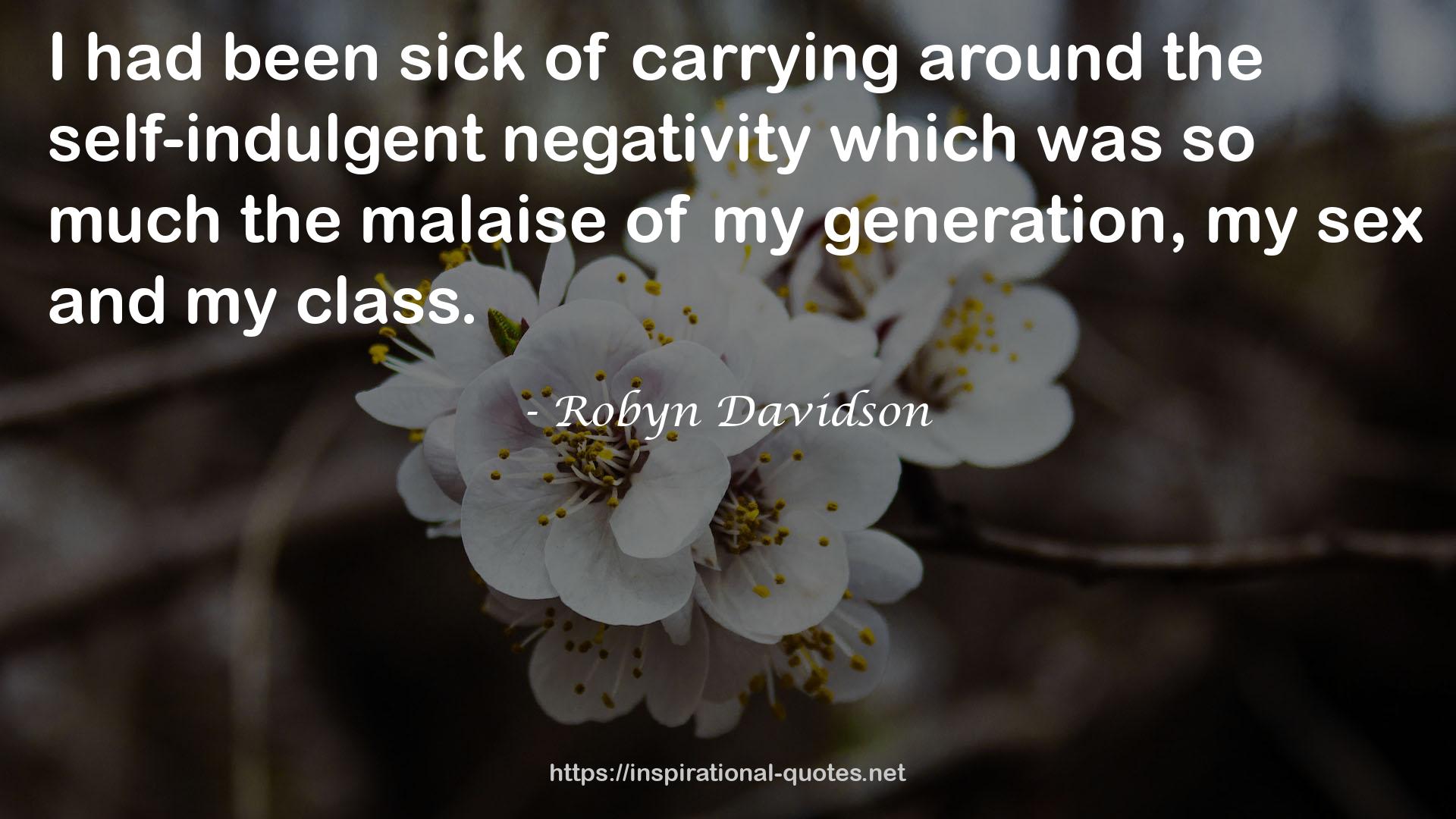 Robyn Davidson QUOTES