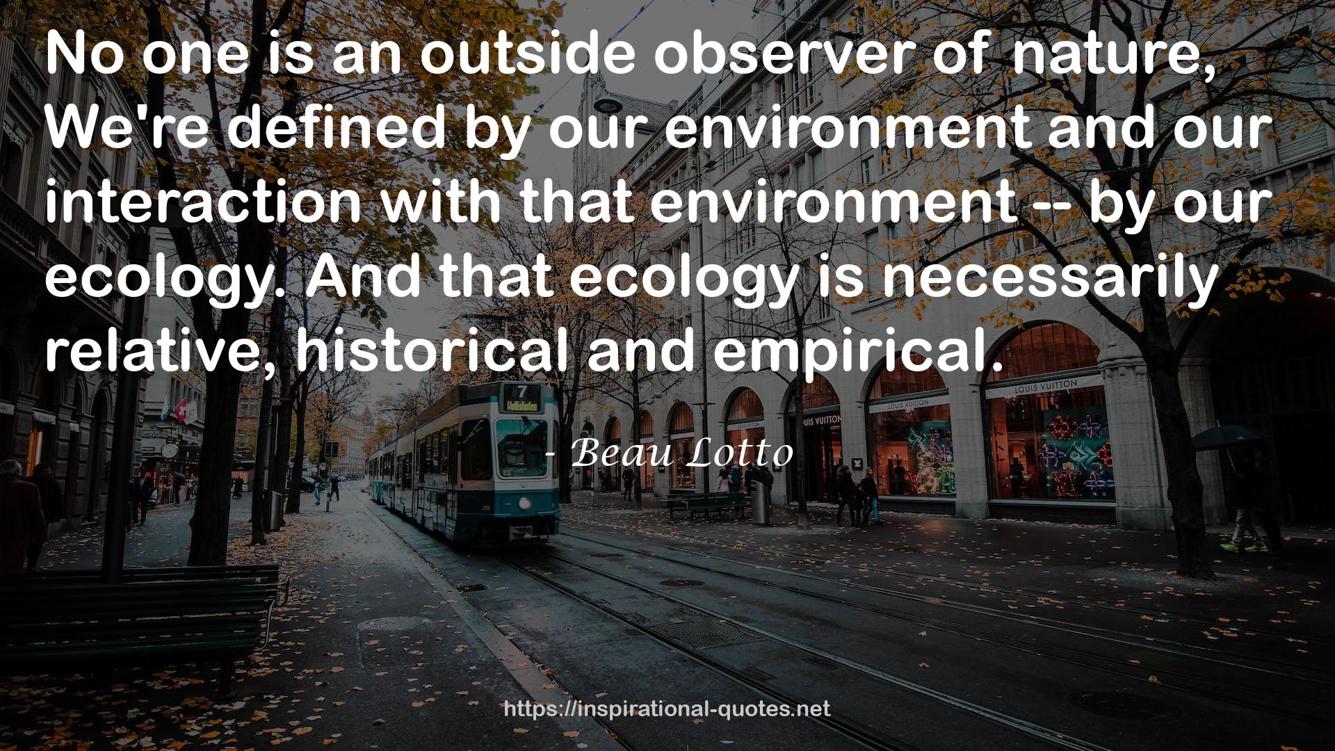 that ecology  QUOTES