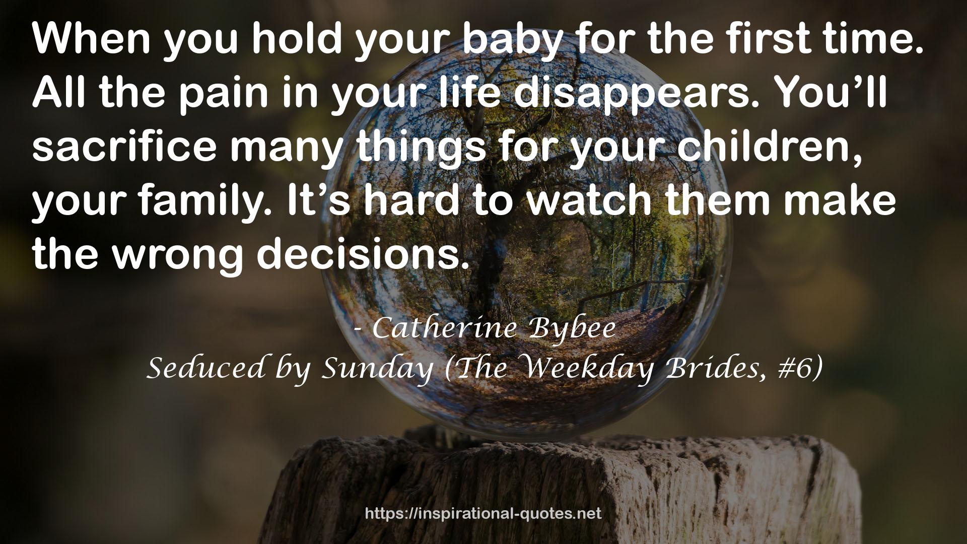Seduced by Sunday (The Weekday Brides, #6) QUOTES
