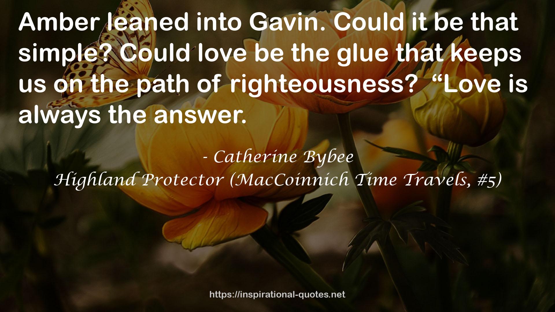 Highland Protector (MacCoinnich Time Travels, #5) QUOTES