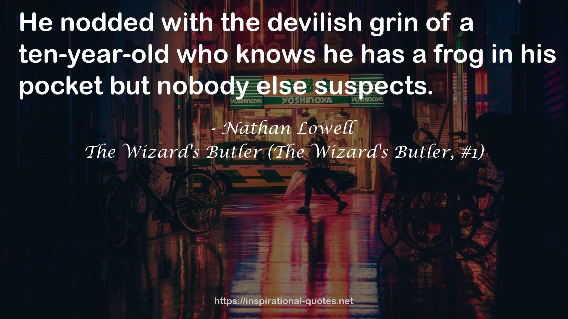 The Wizard's Butler (The Wizard's Butler, #1) QUOTES