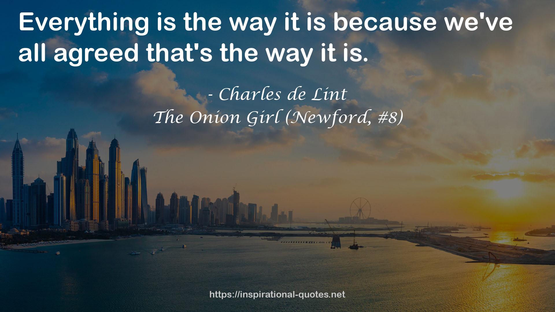 The Onion Girl (Newford, #8) QUOTES