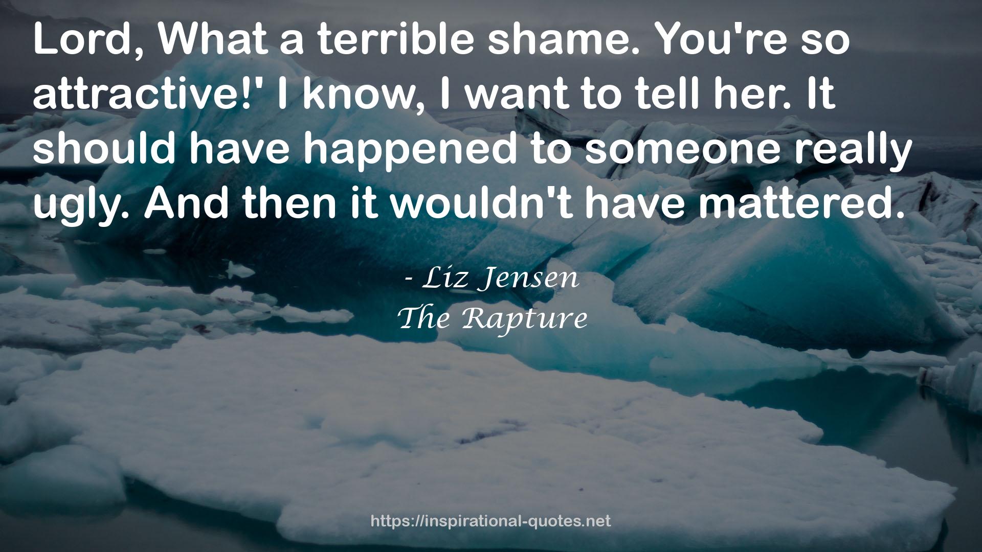 Liz Jensen QUOTES