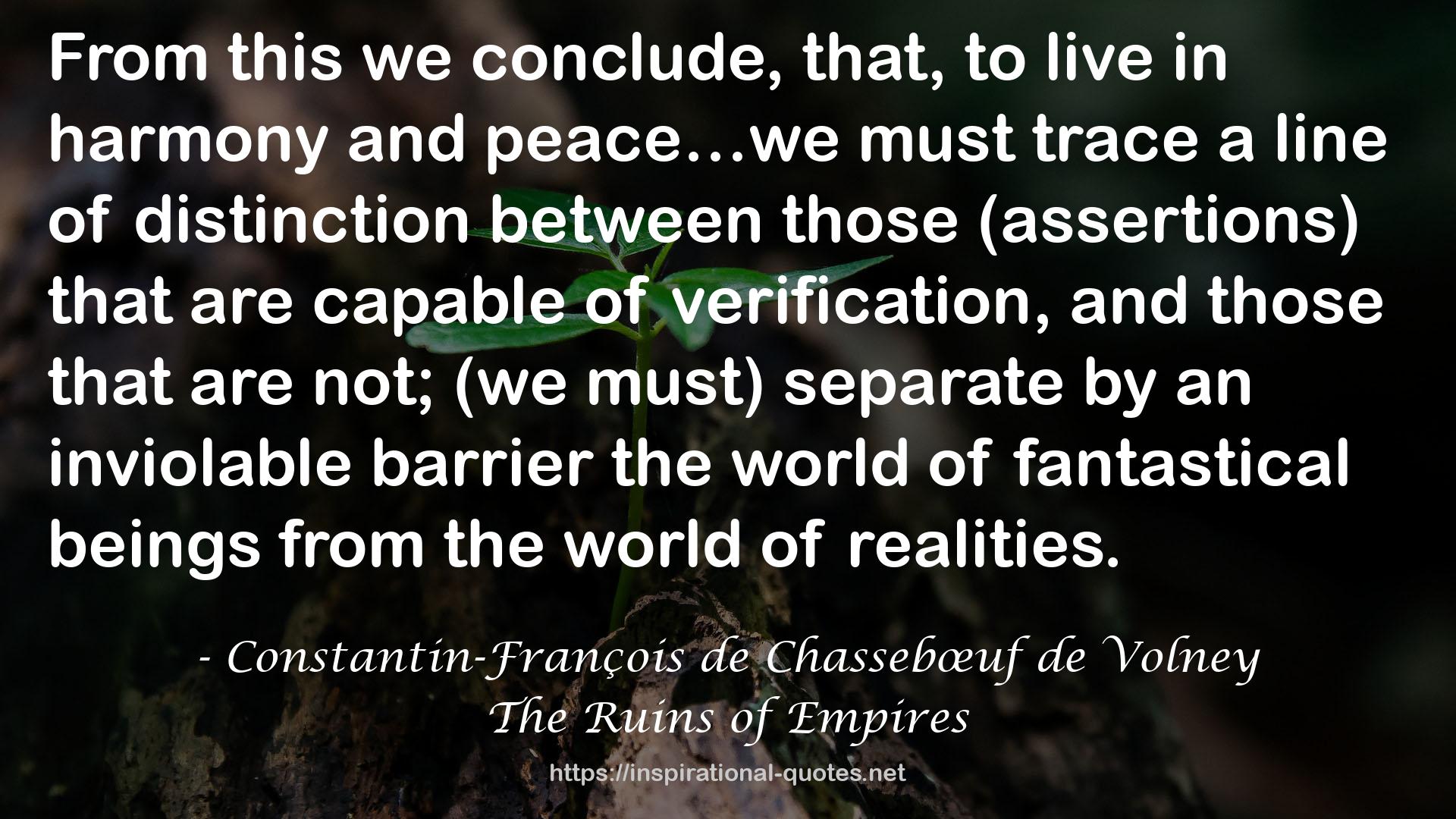 Constantin-François de Chassebœuf de Volney QUOTES