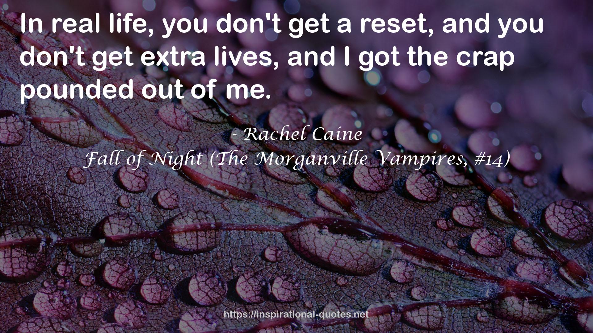 Rachel Caine QUOTES