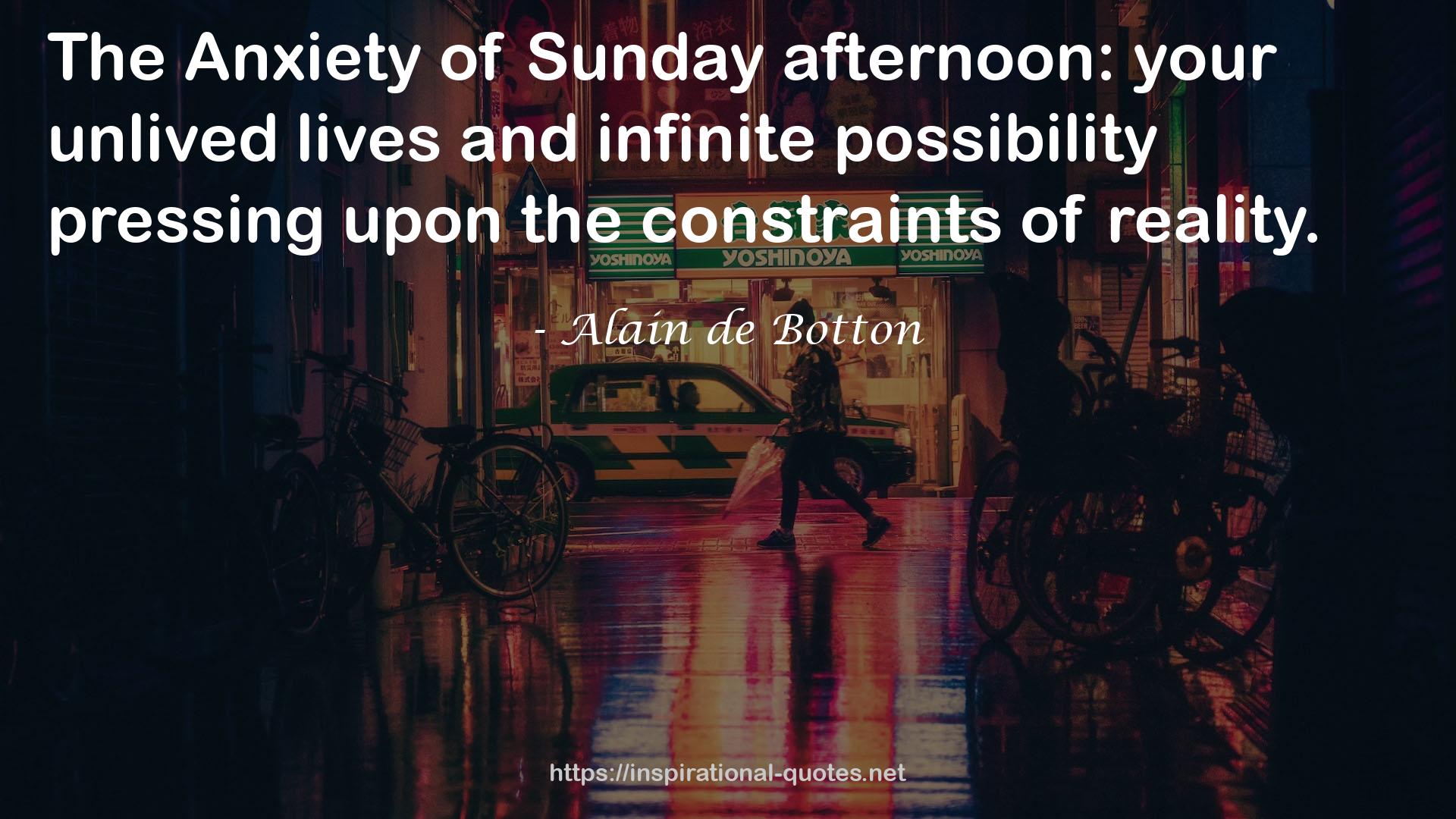 Alain de Botton QUOTES