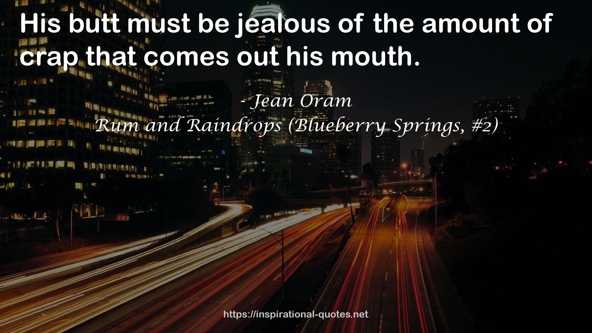 Rum and Raindrops (Blueberry Springs, #2) QUOTES