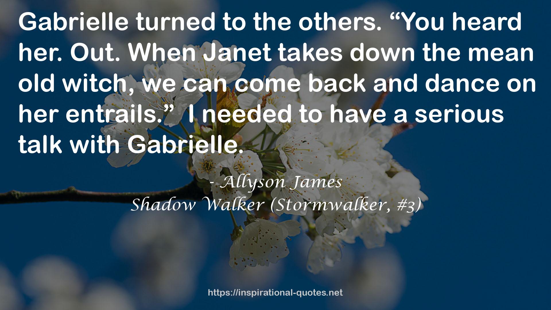 Shadow Walker (Stormwalker, #3) QUOTES