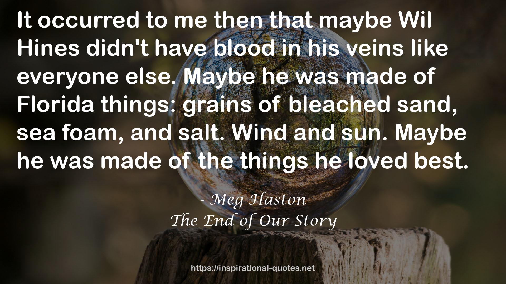 The End of Our Story QUOTES