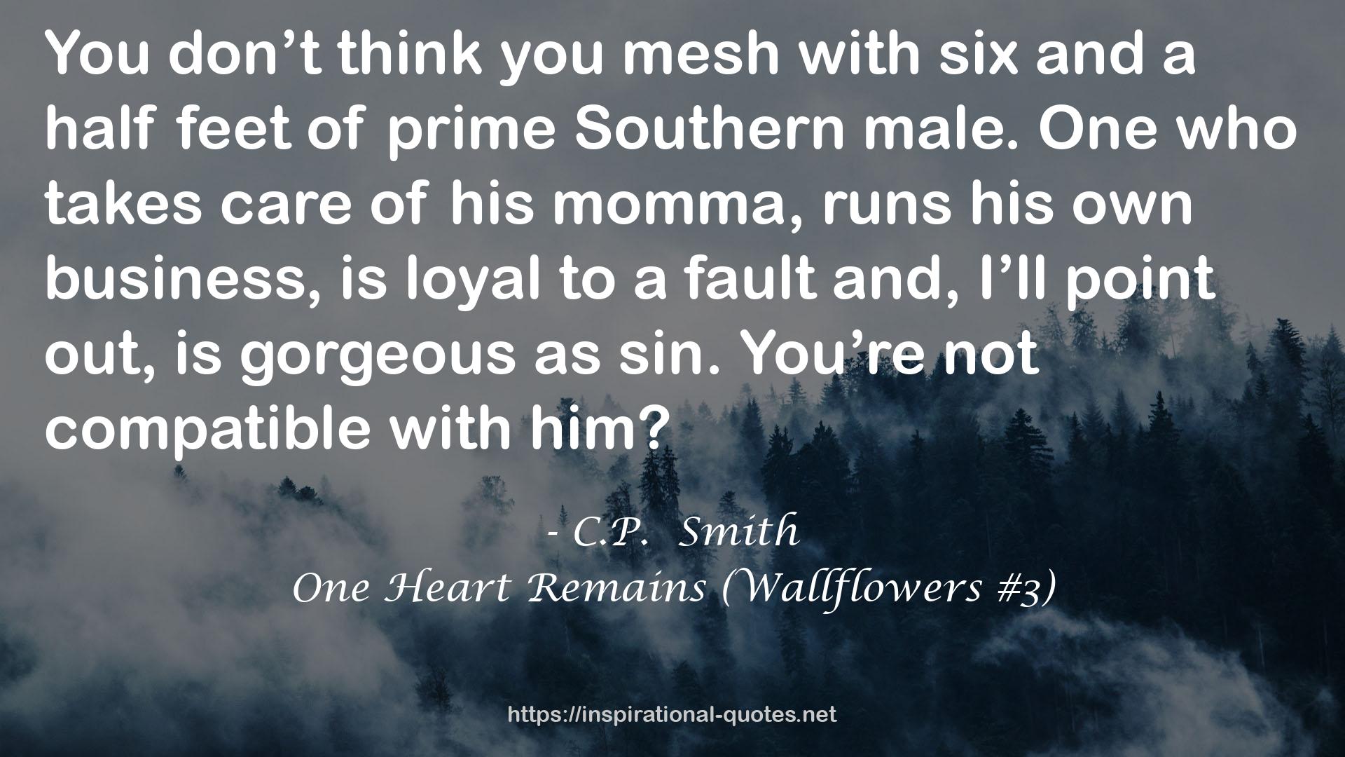 One Heart Remains (Wallflowers #3) QUOTES