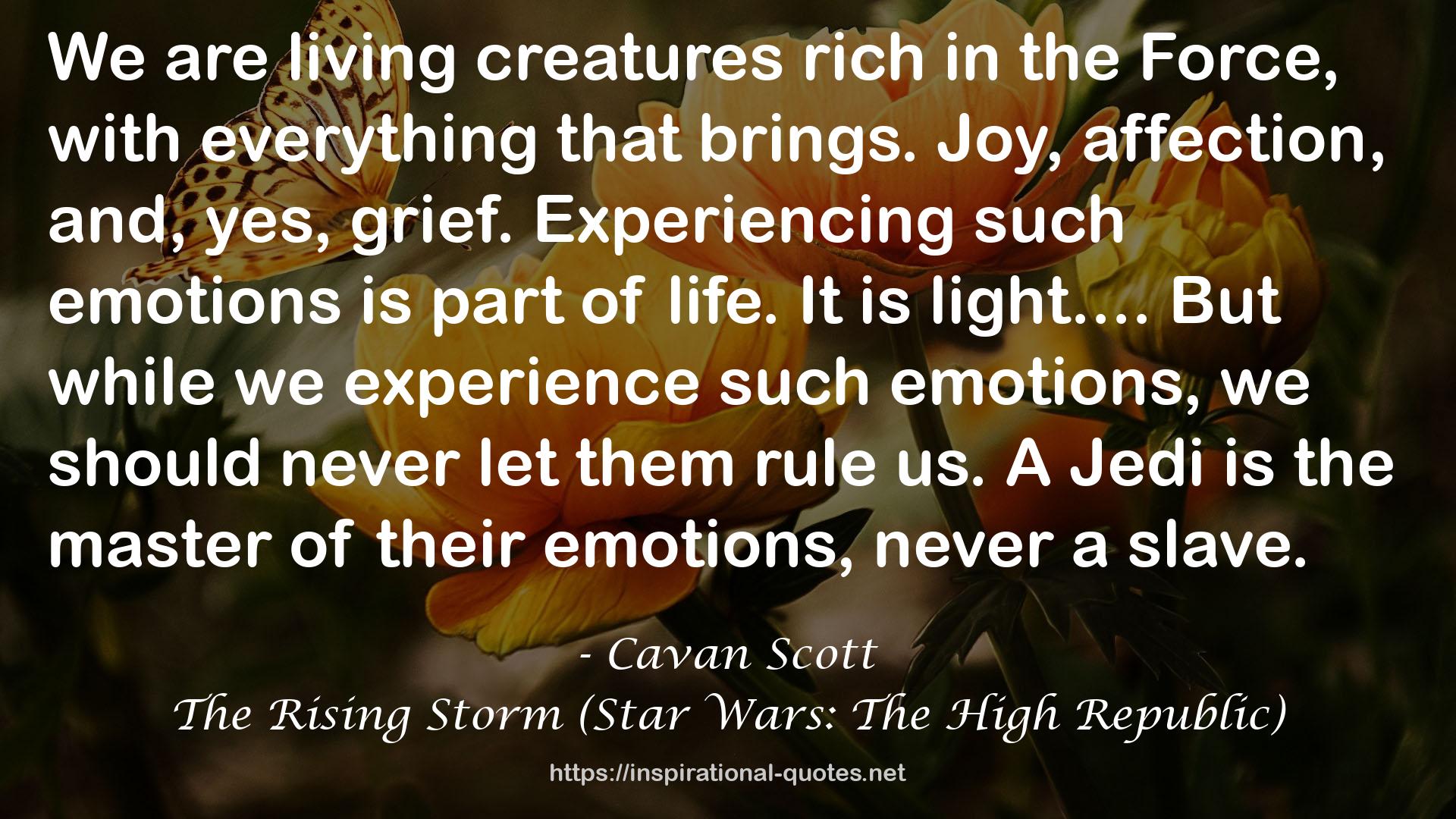 The Rising Storm (Star Wars: The High Republic) QUOTES