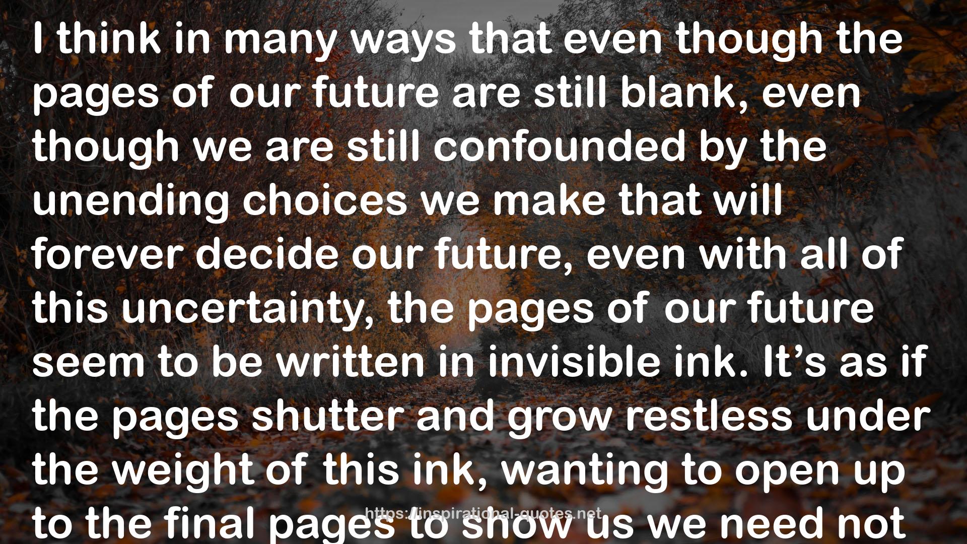 our future  QUOTES
