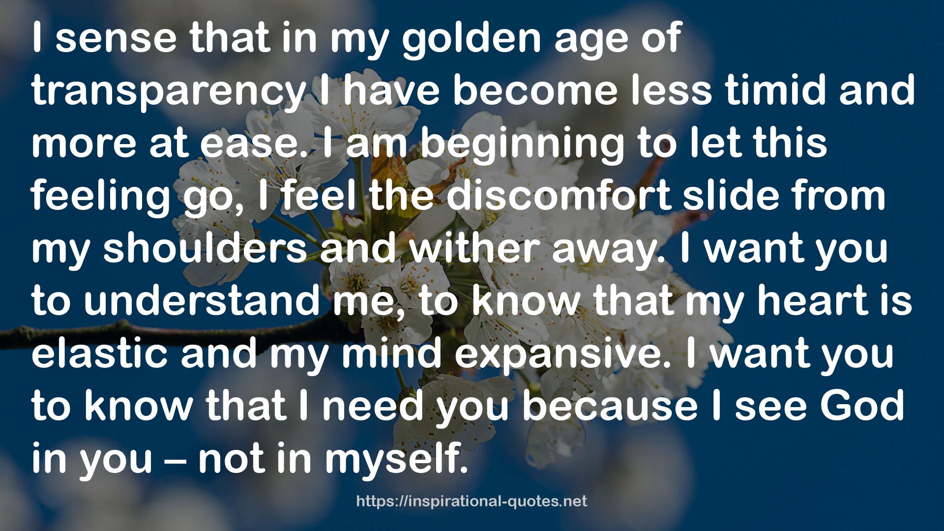 my golden age  QUOTES