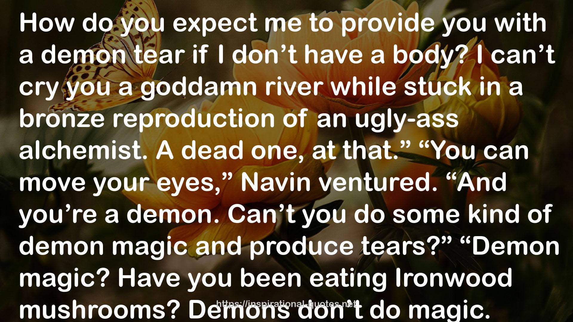 The Stone Demon (The Iron Witch, #3) QUOTES