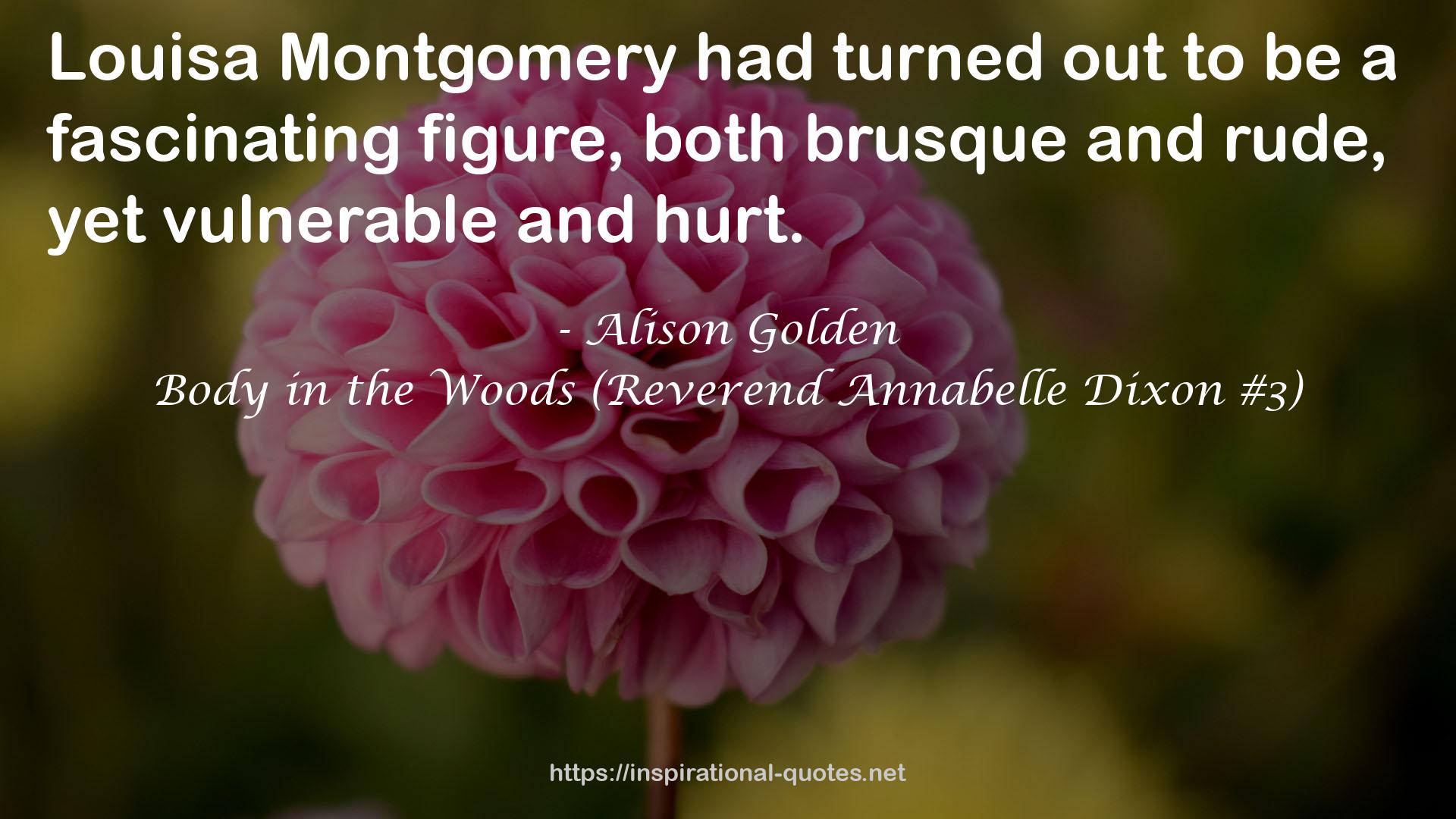 Alison Golden QUOTES