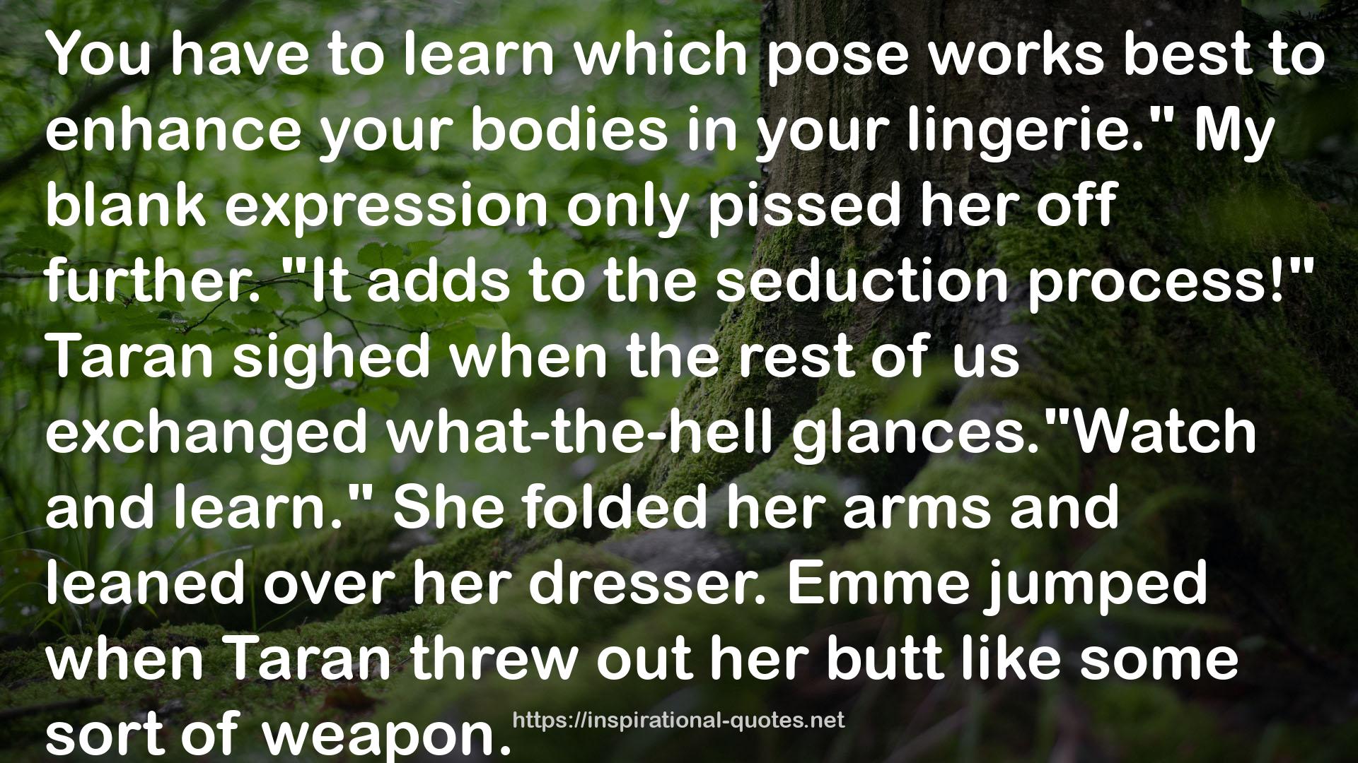 A Cursed Embrace (Weird Girls, #2) QUOTES