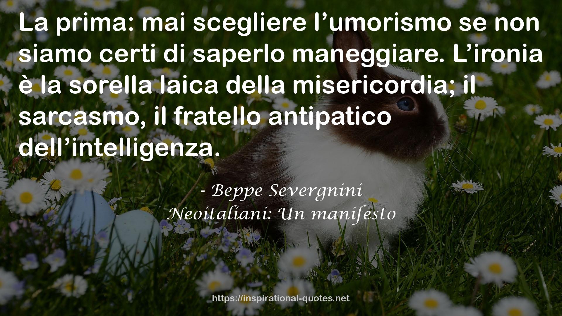 Neoitaliani: Un manifesto QUOTES