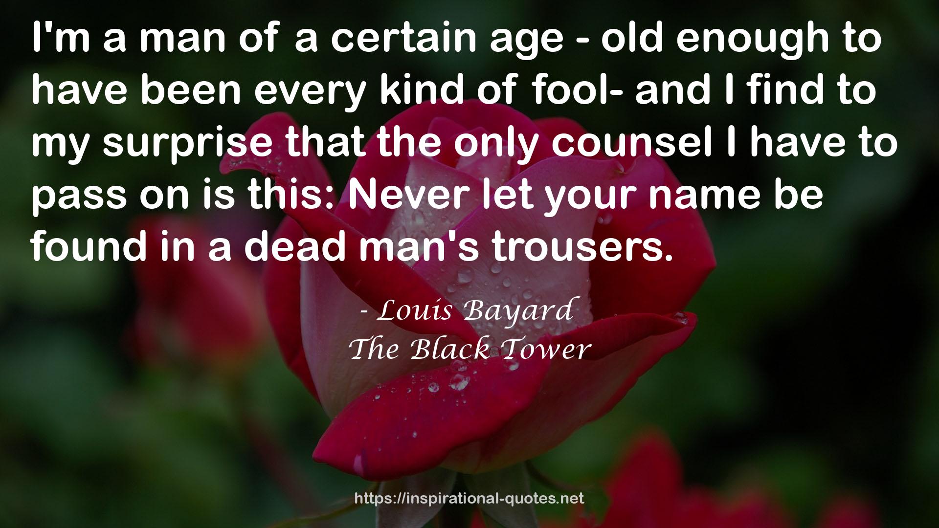 The Black Tower QUOTES