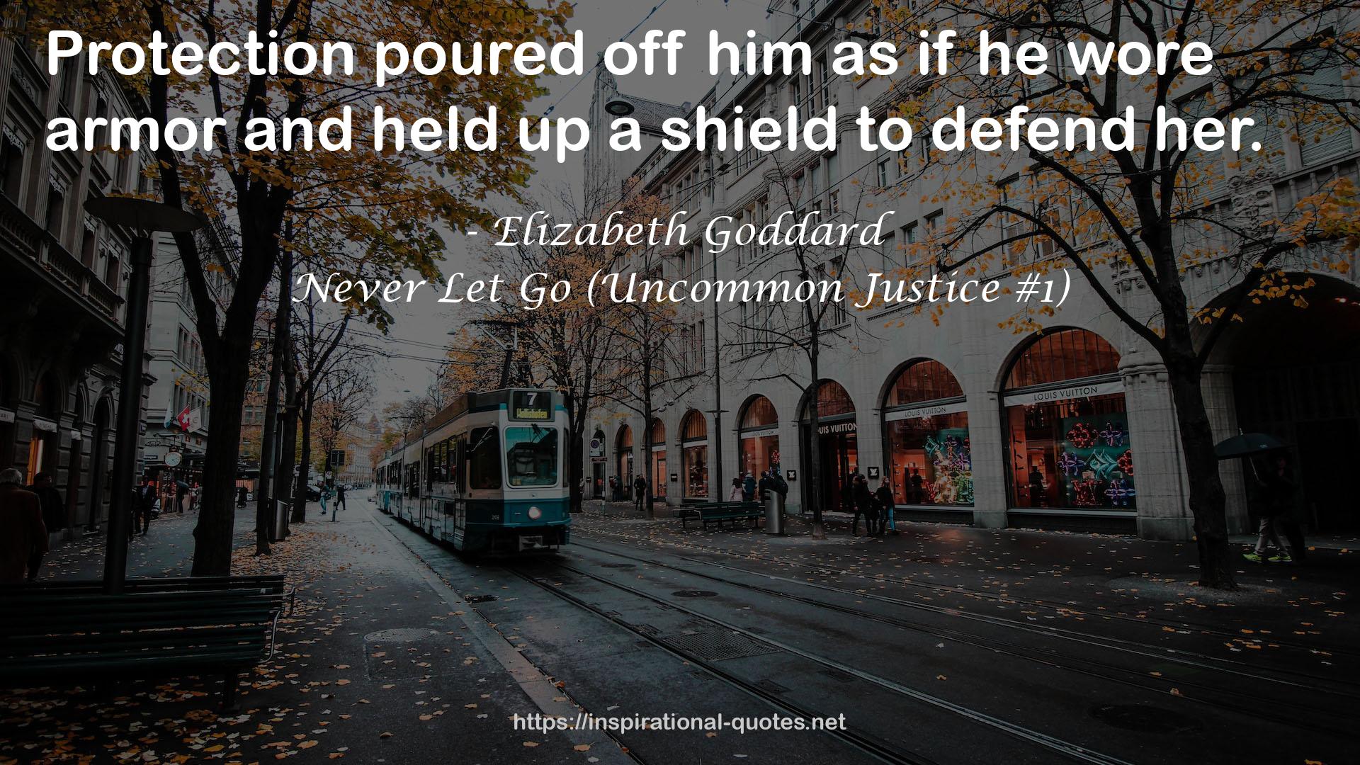 Never Let Go (Uncommon Justice #1) QUOTES