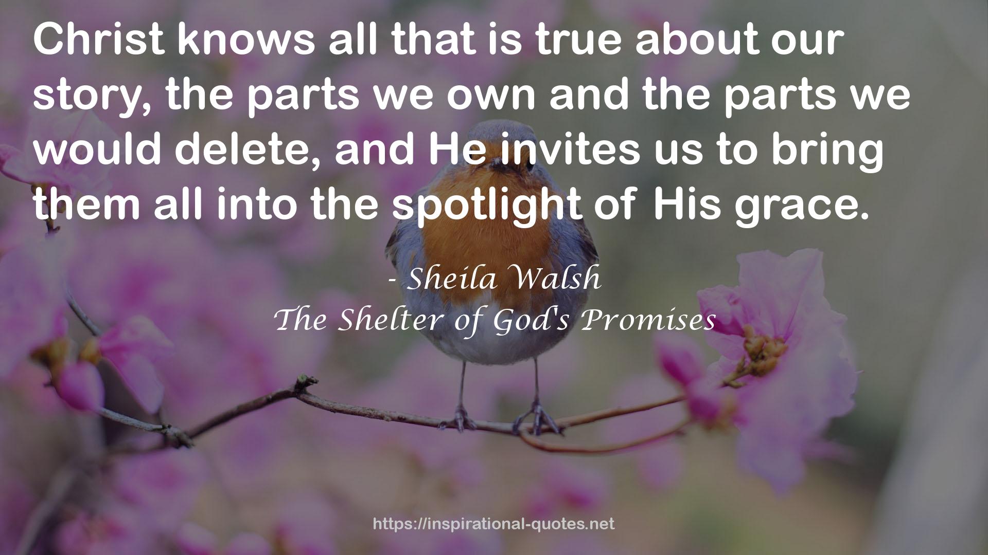 The Shelter of God's Promises QUOTES