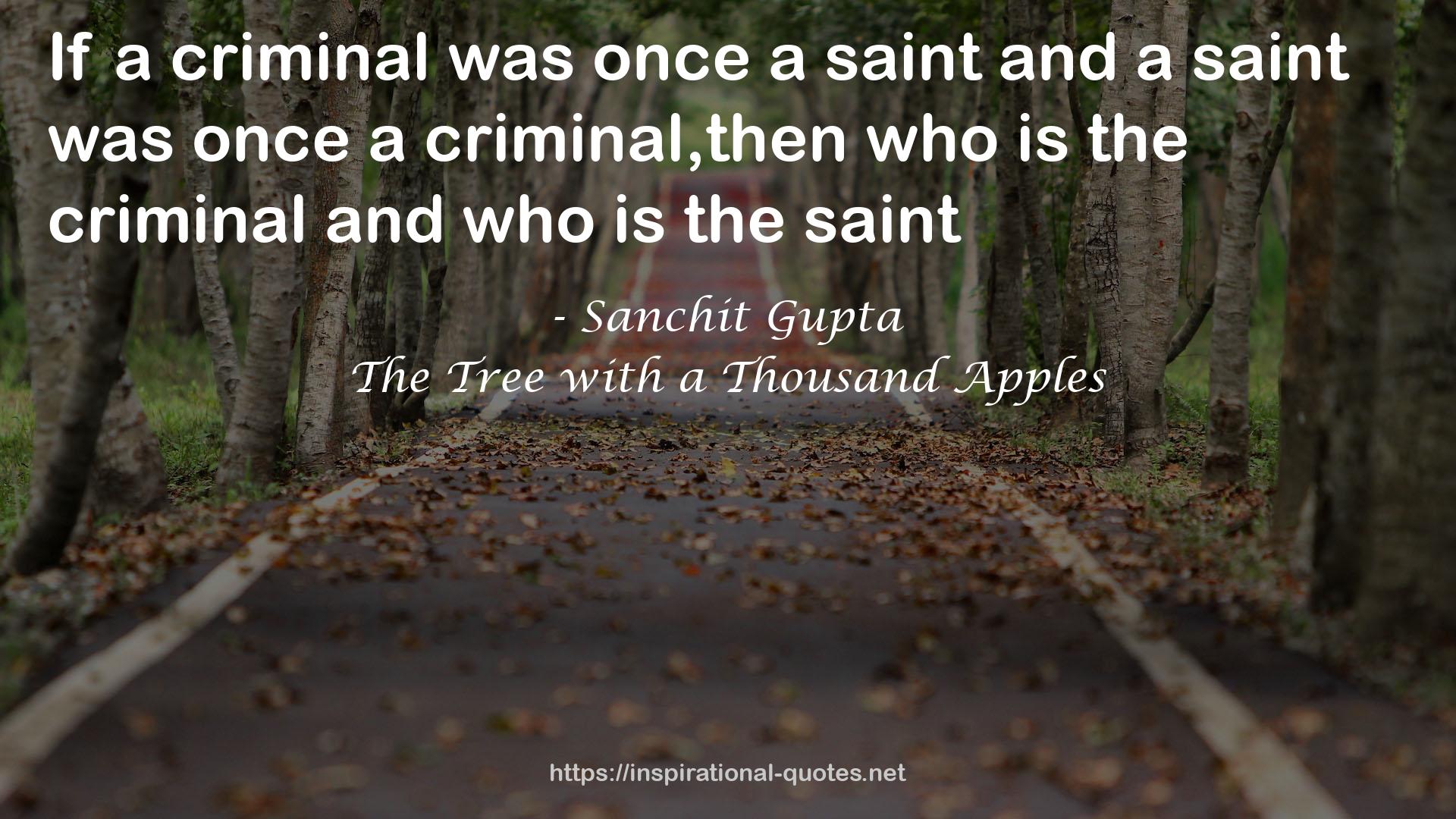 The Tree with a Thousand Apples QUOTES