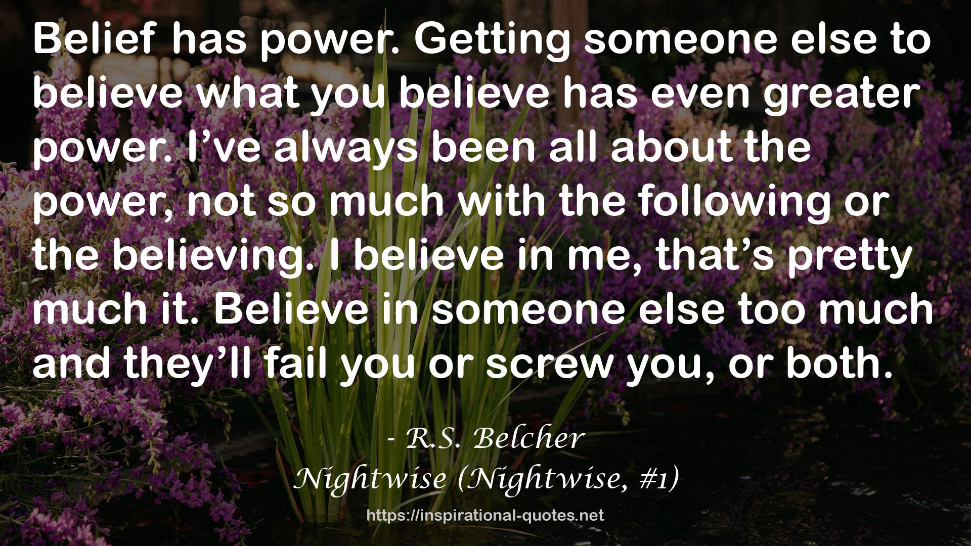 Nightwise (Nightwise, #1) QUOTES