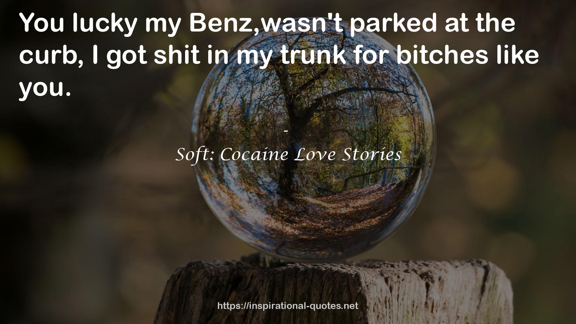 Soft: Cocaine Love Stories QUOTES