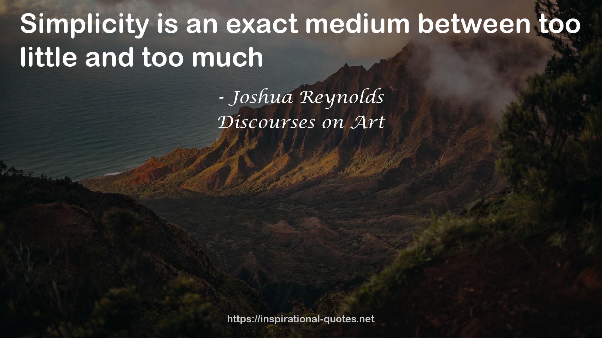 Discourses on Art QUOTES