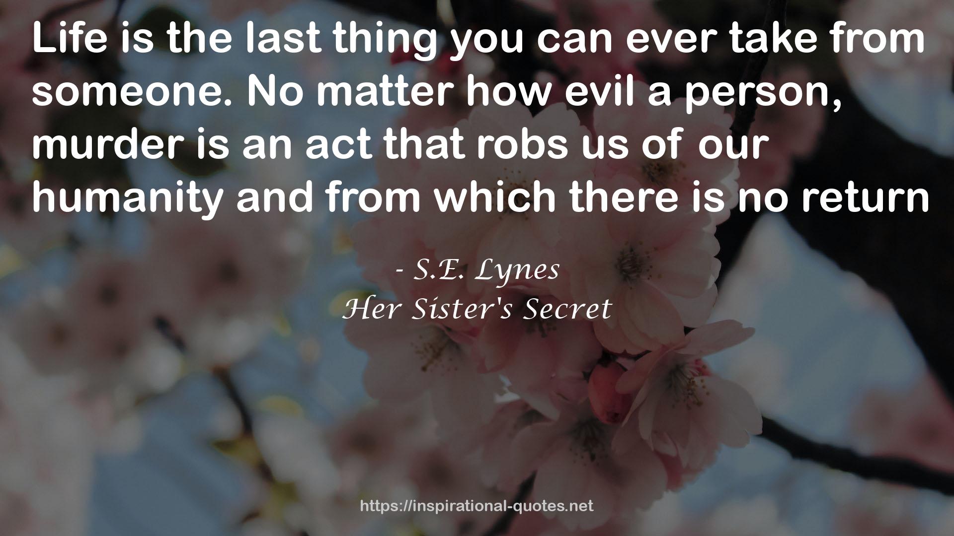 Her Sister's Secret QUOTES