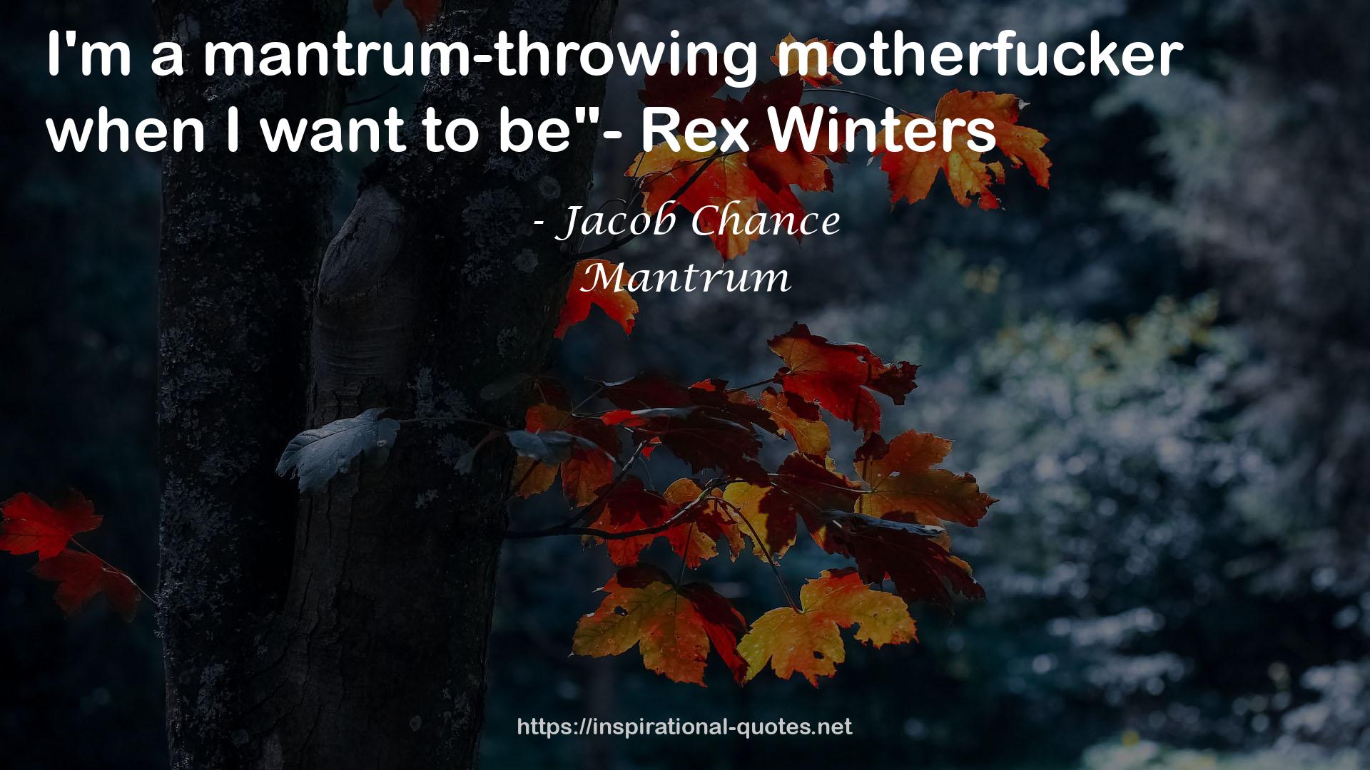 Mantrum QUOTES