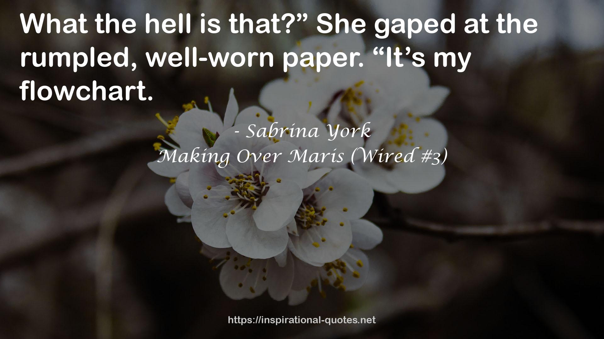 Making Over Maris (Wired #3) QUOTES