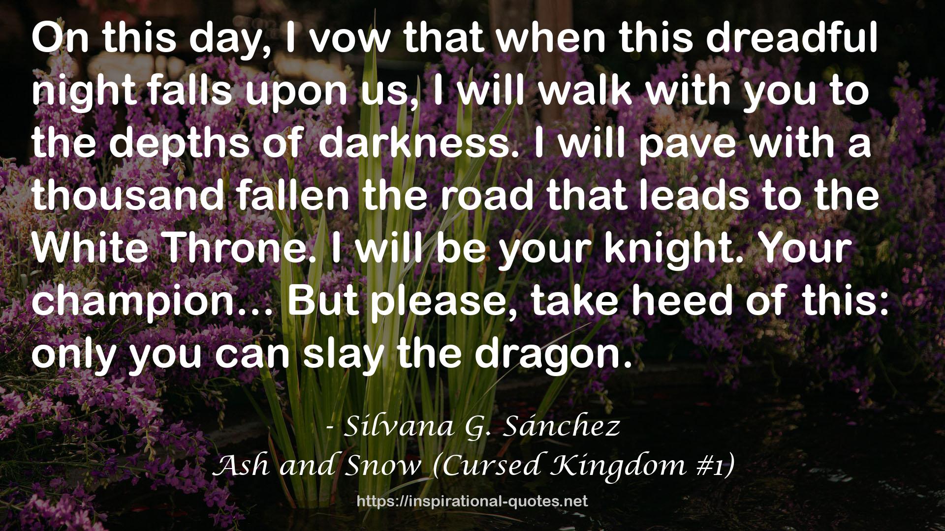 Ash and Snow (Cursed Kingdom #1) QUOTES