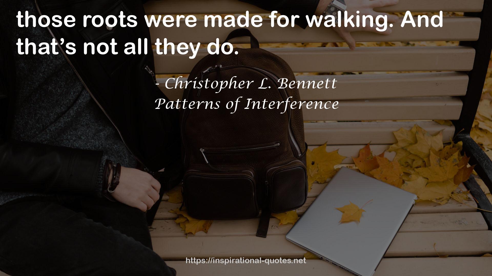 Patterns of Interference QUOTES