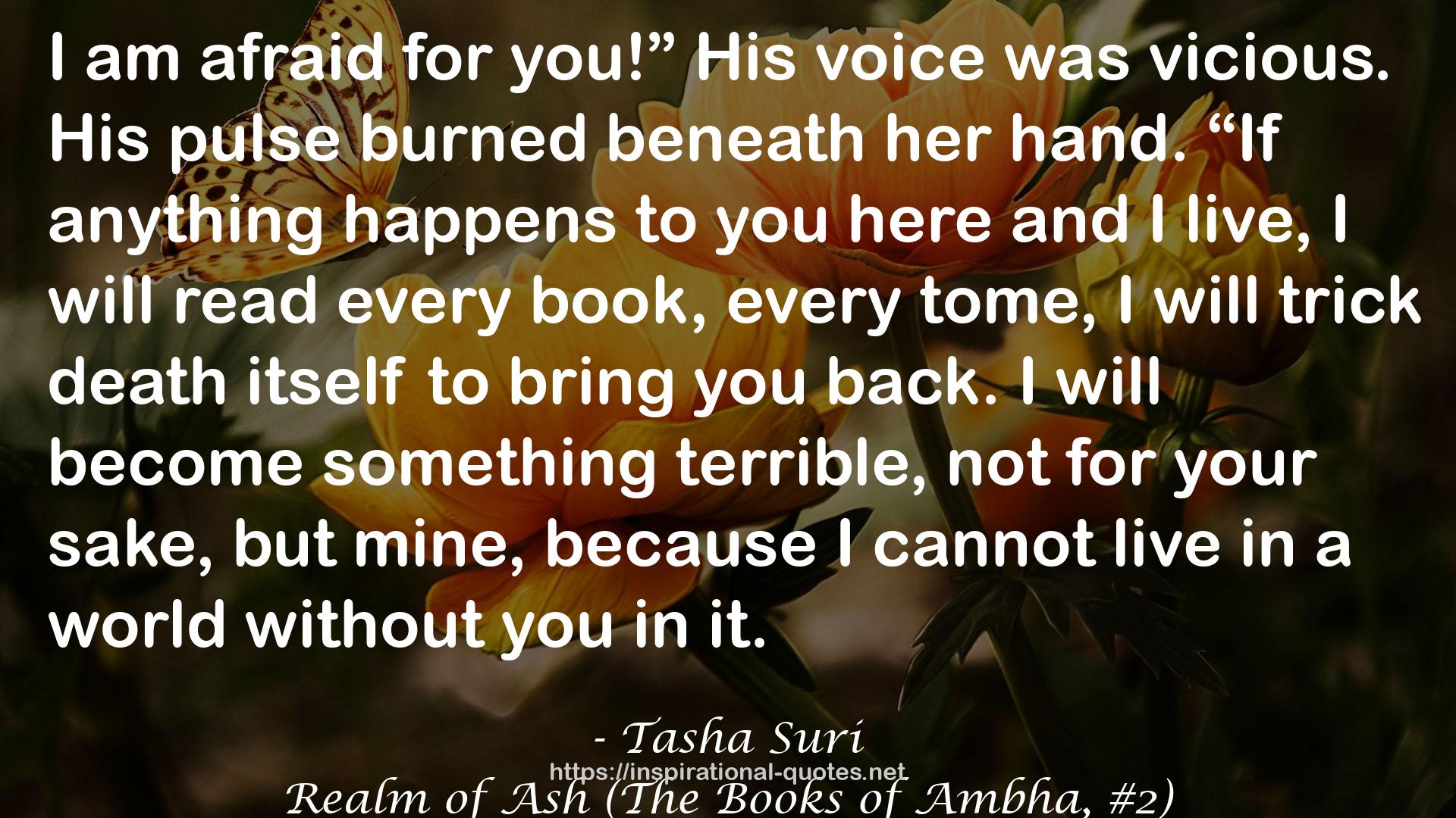 Realm of Ash (The Books of Ambha, #2) QUOTES