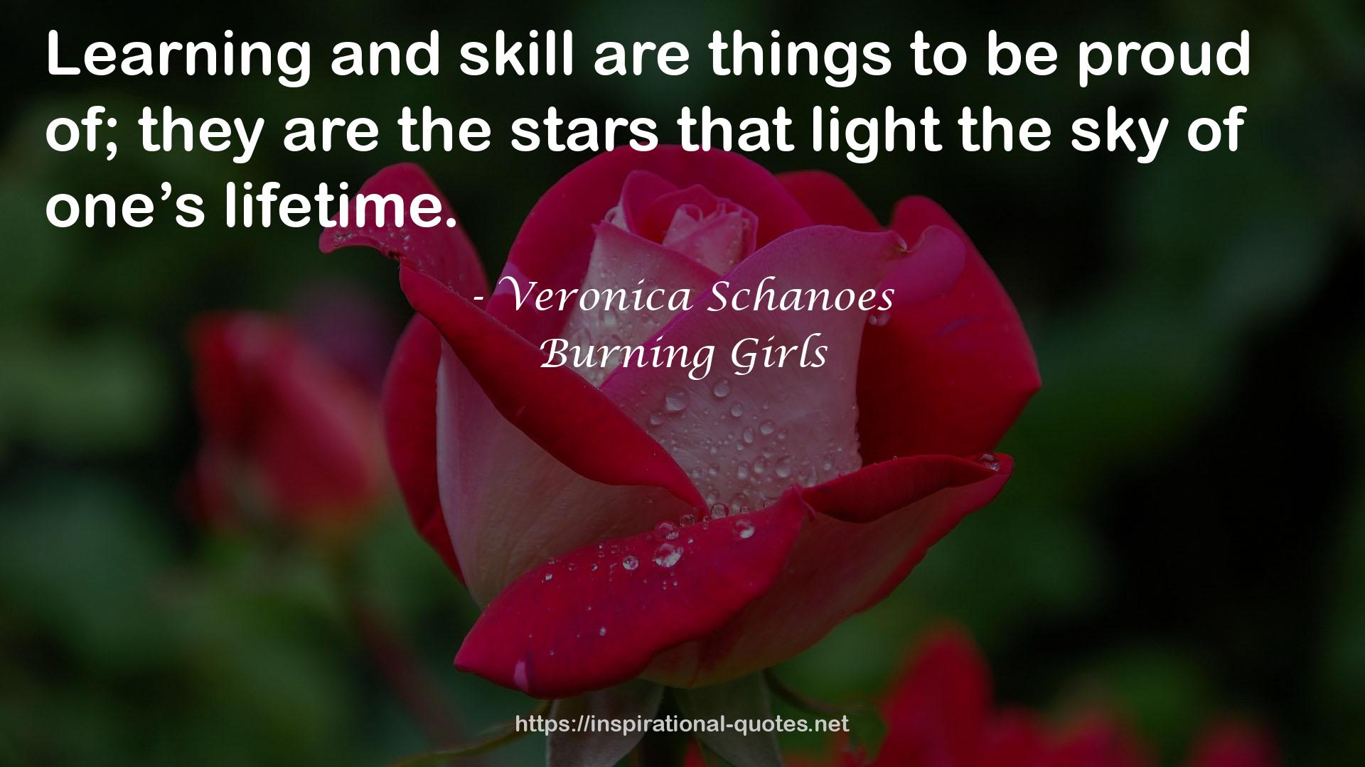 Burning Girls QUOTES