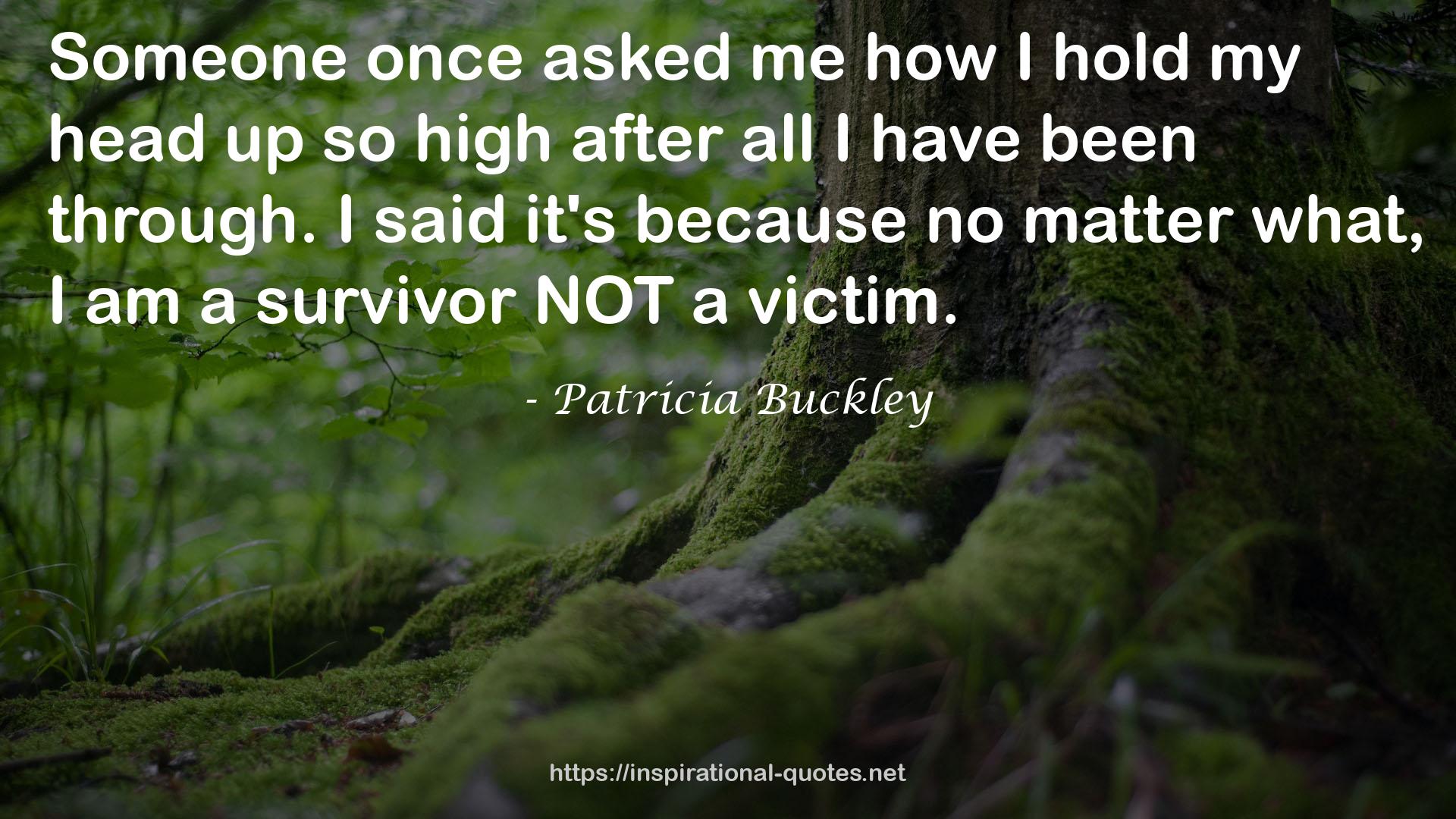 Patricia Buckley QUOTES