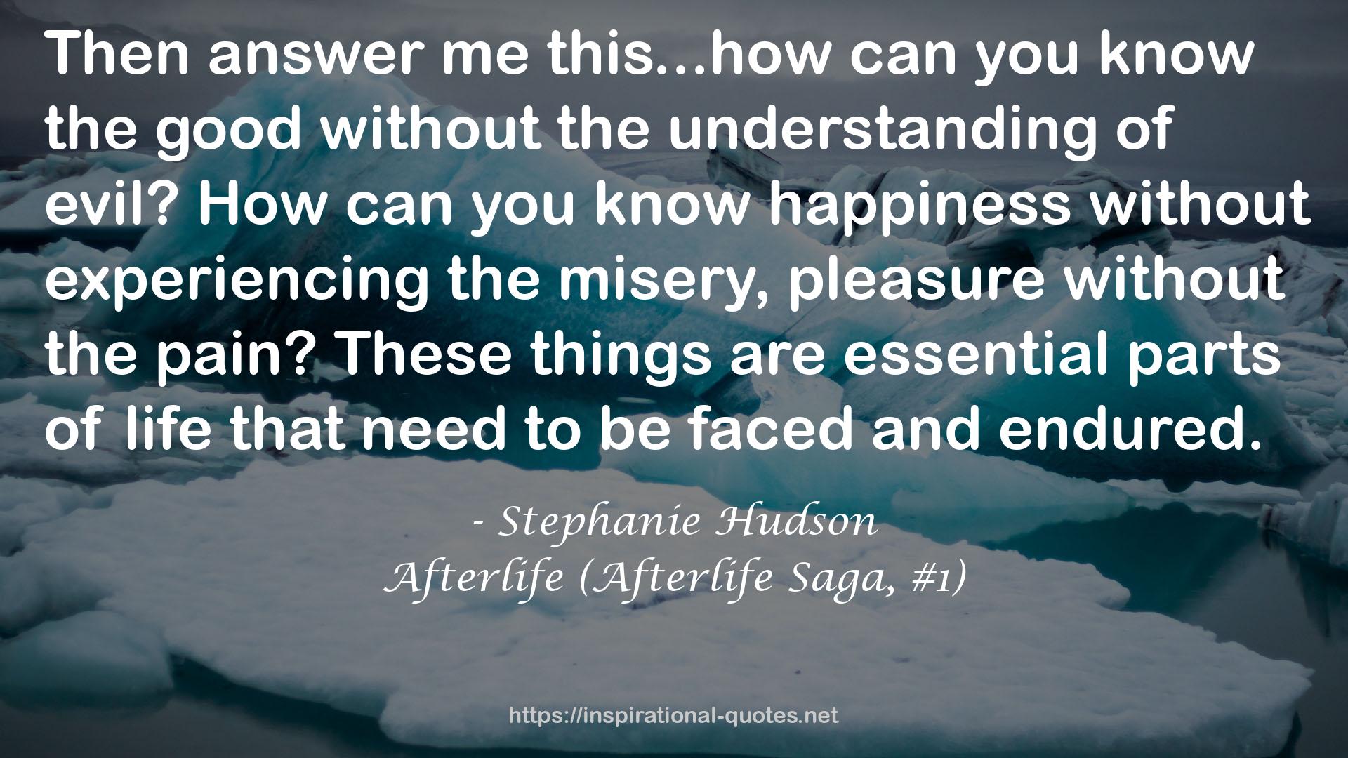 Afterlife (Afterlife Saga, #1) QUOTES