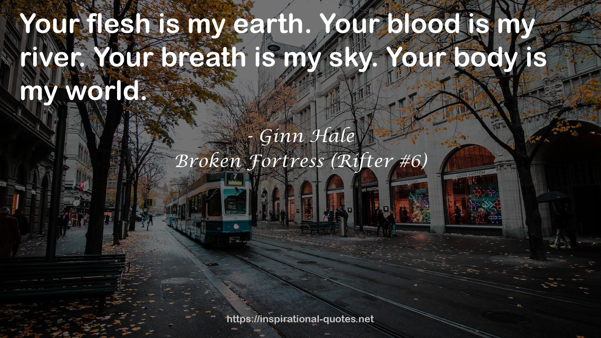 Broken Fortress (Rifter #6) QUOTES