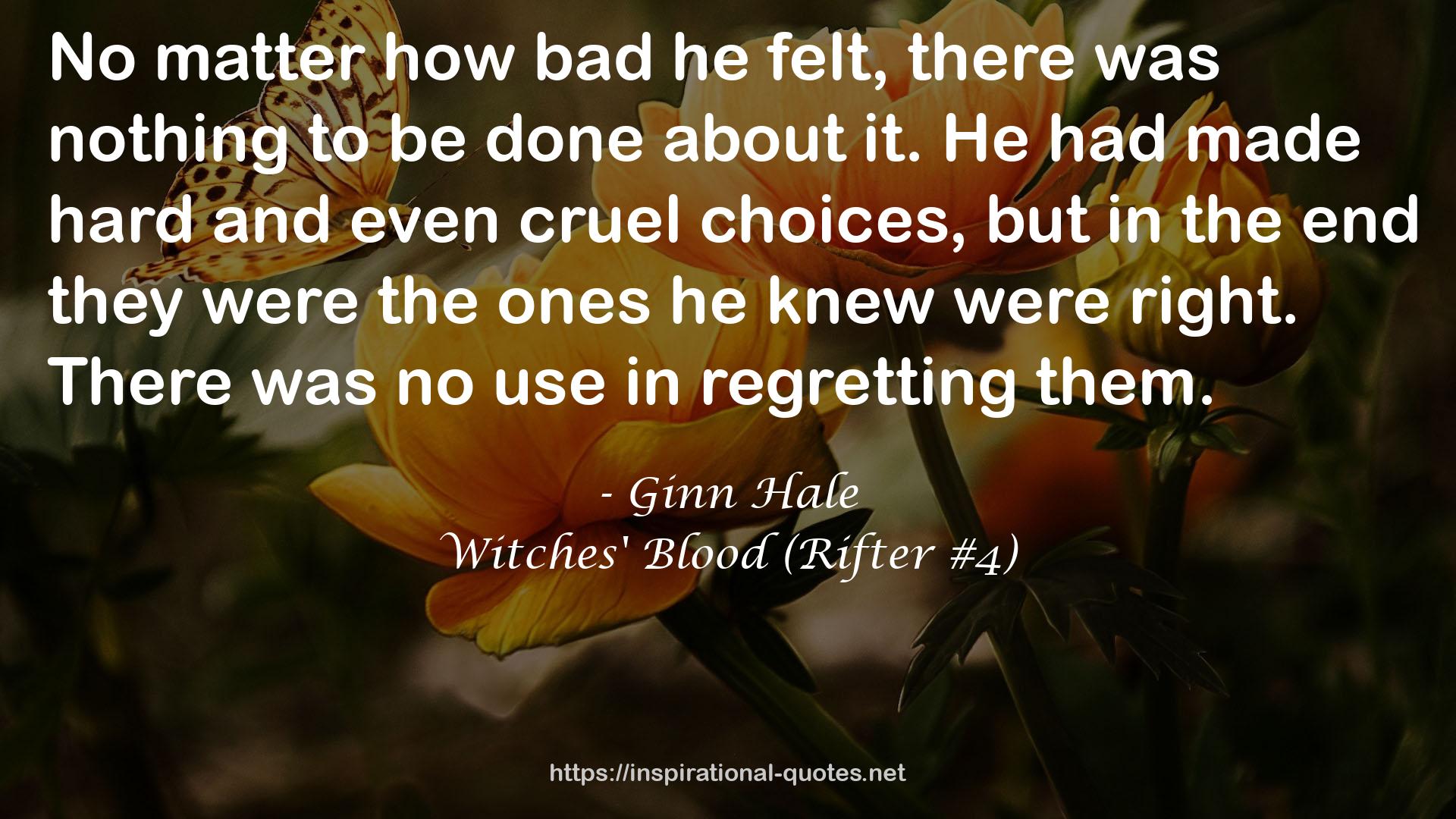 Witches' Blood (Rifter #4) QUOTES