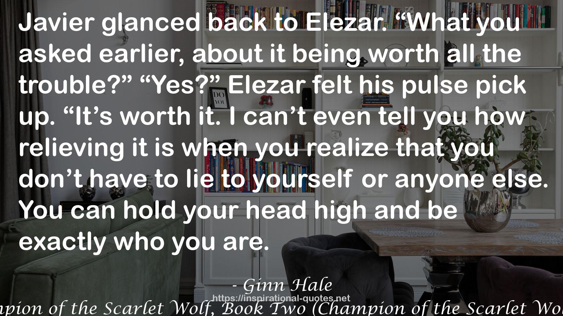 Champion of the Scarlet Wolf, Book Two (Champion of the Scarlet Wolf, #2) QUOTES