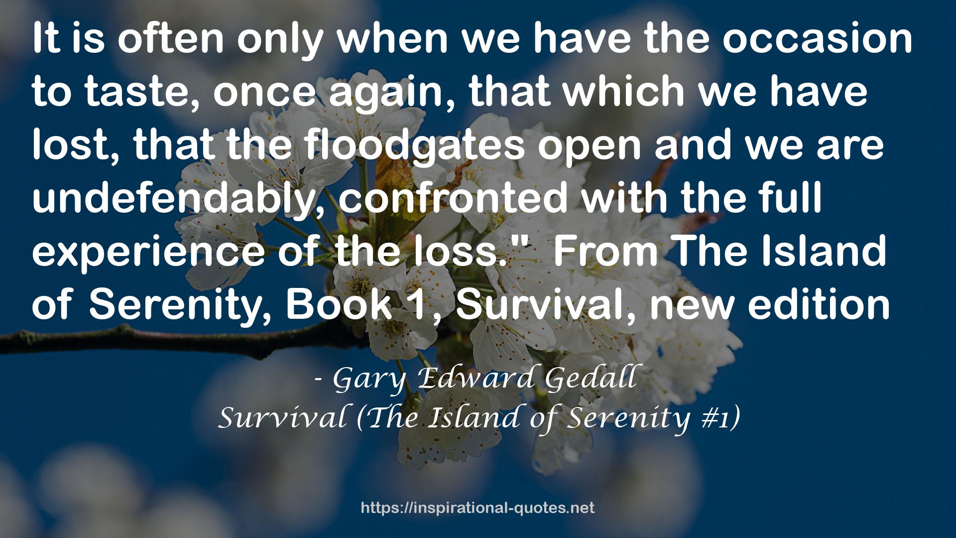 Survival (The Island of Serenity #1) QUOTES