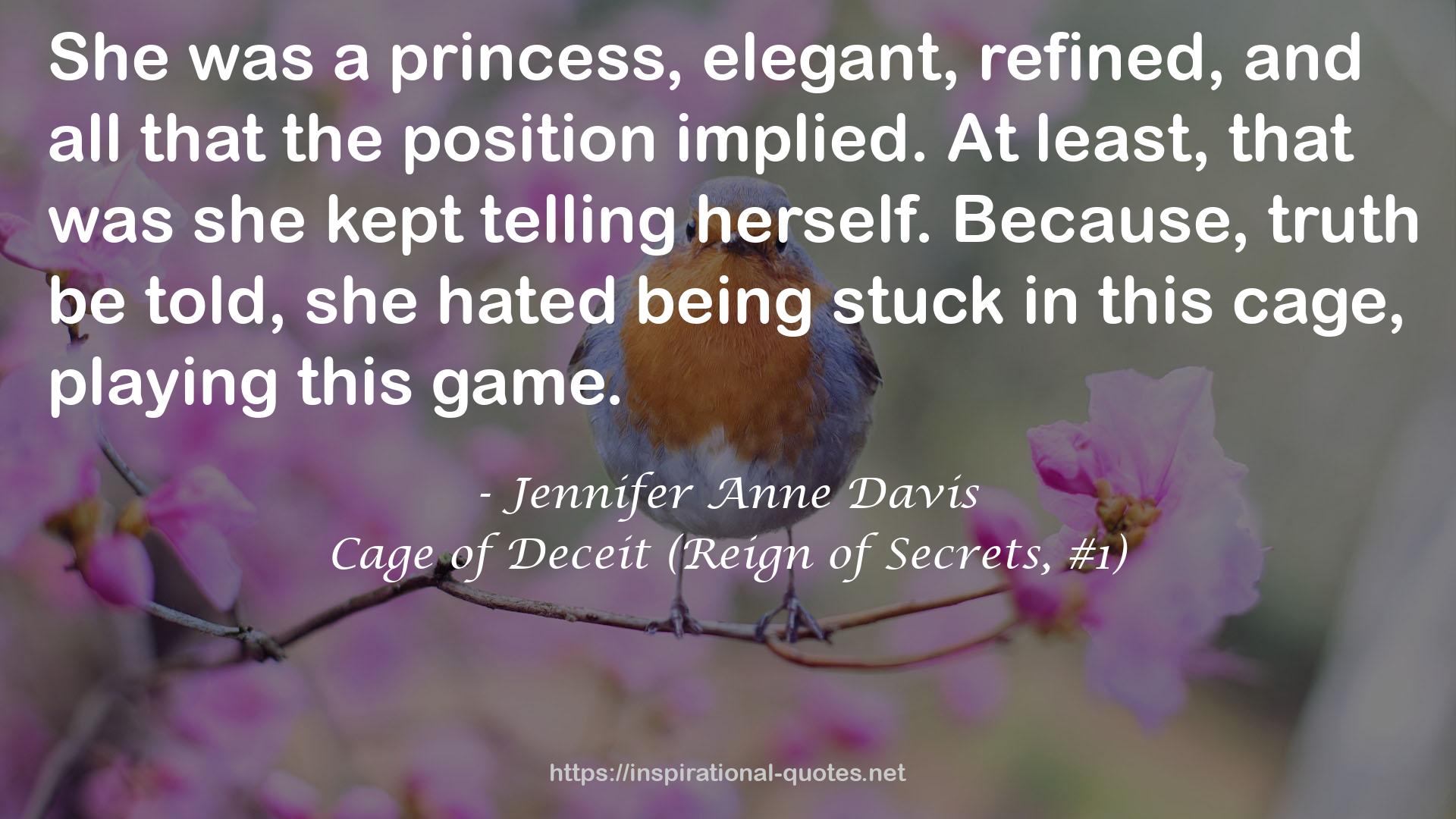 Cage of Deceit (Reign of Secrets, #1) QUOTES