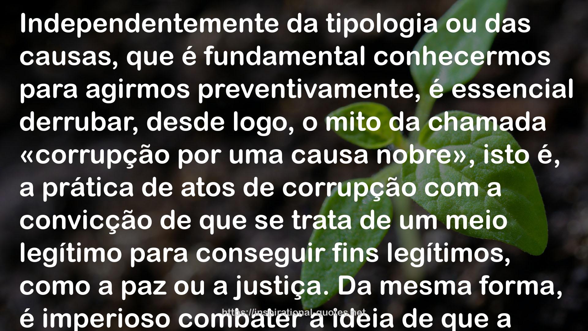 Prevenção de Riscos de Corrupção na Administração Pública QUOTES