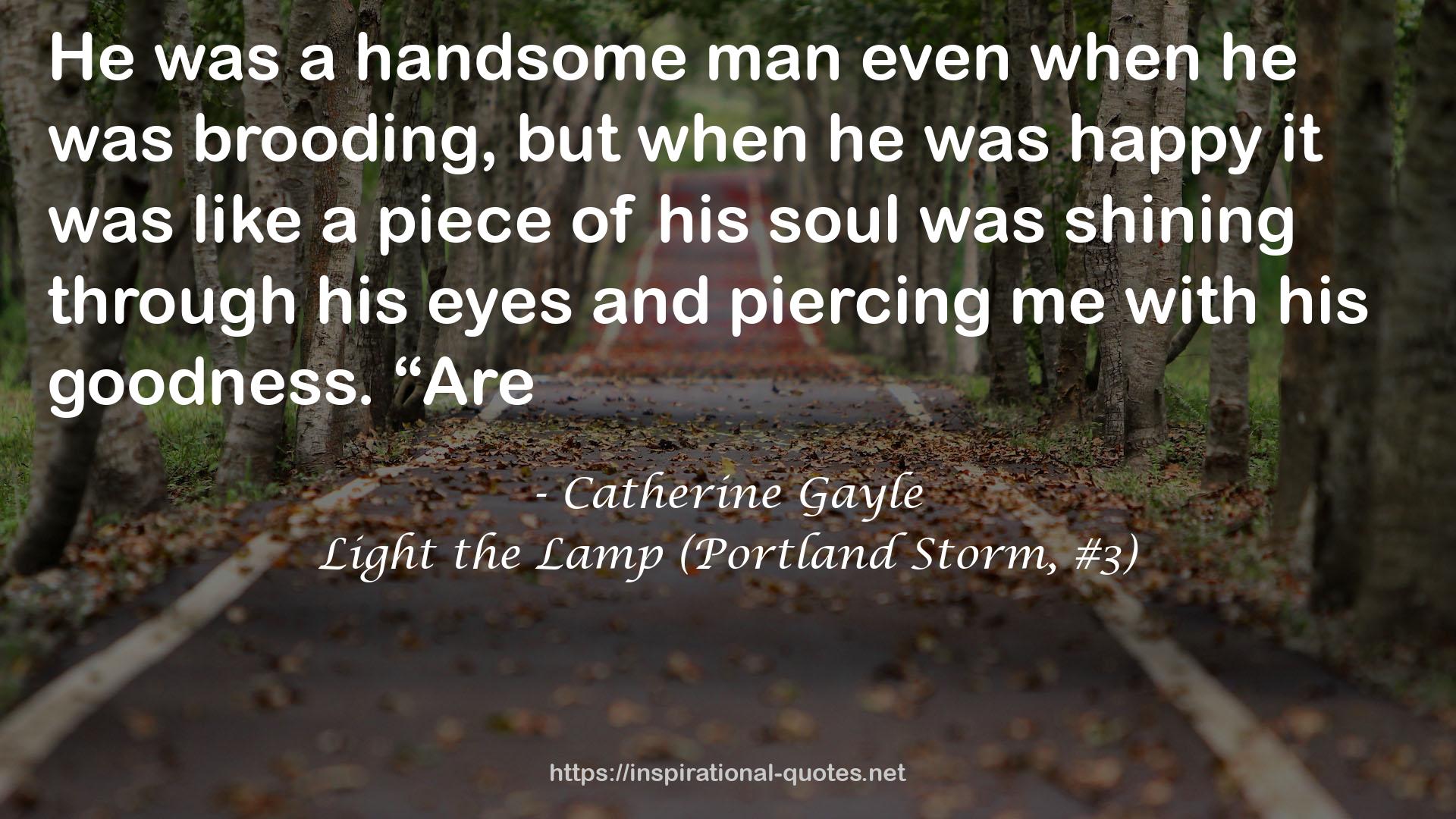 Light the Lamp (Portland Storm, #3) QUOTES