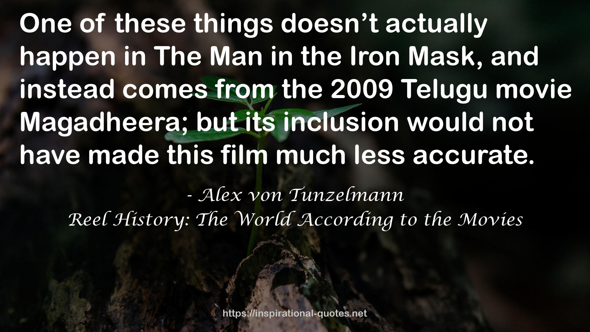 Reel History: The World According to the Movies QUOTES