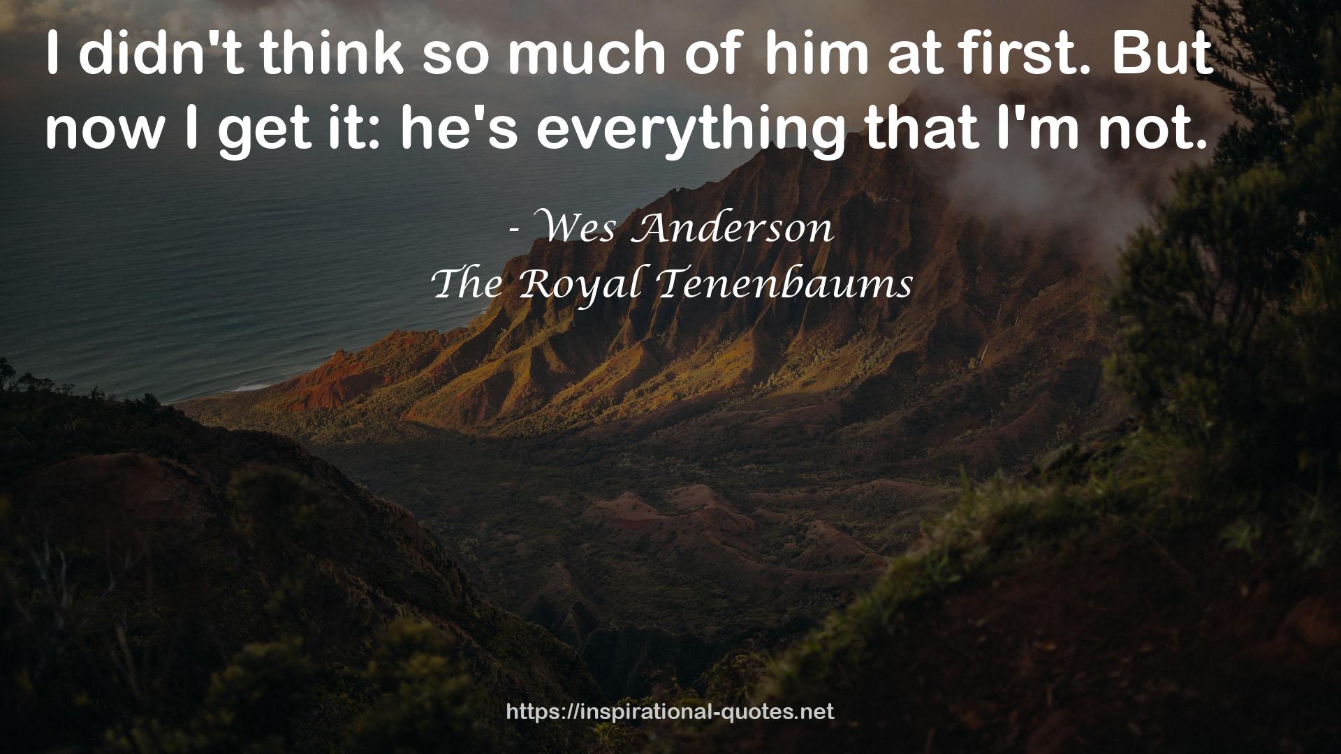 The Royal Tenenbaums QUOTES