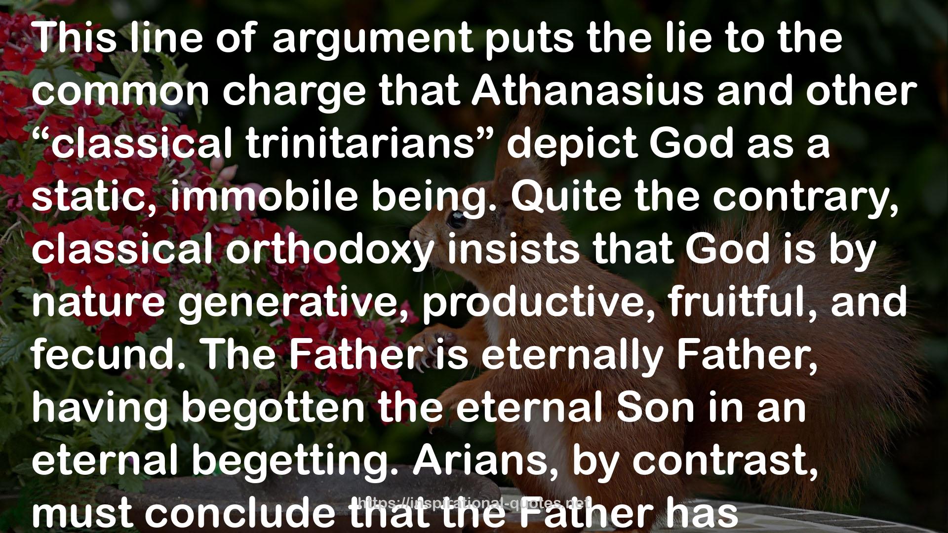 Athanasius QUOTES